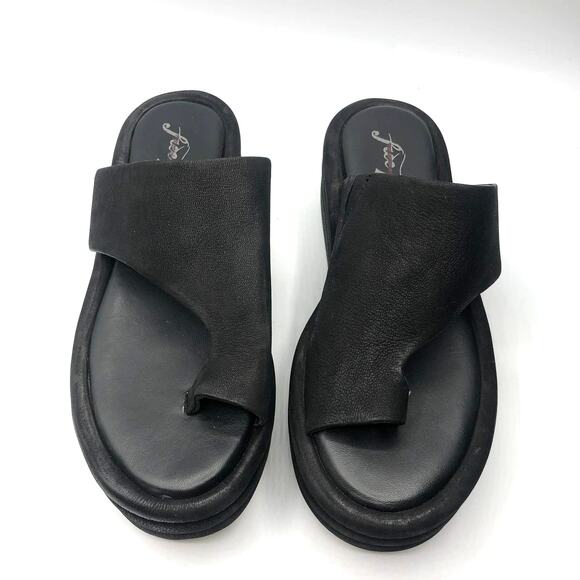Free People Hayes Flatform Sandals Black Size EU 39 / US 9 - Picture 2 of 11